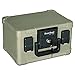 SureSeal by FireKing SS102 1/2 Hour Fireproof/Waterproof Safe Chest, Fits #10 Envelopes, 0.15 CU FT Storage Capacity,Taupe