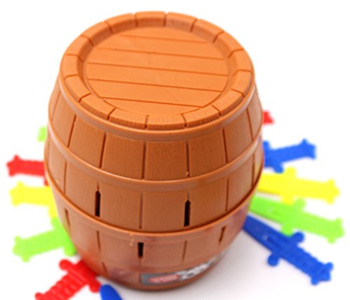 Pirate Funny Barrel Novelty Toy Bucket for Kids and Adults Lucky Stab Toys Game with Breathtaking Curious and Interesting - Great Size for Travel Party Gathering (Cool) - Thumbnail 6