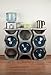 U Water Cooler Bottle Rack (Black, Four Bottle Rack)