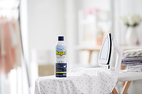 Heavy Starch Spray (20 oz, 12-Pack) - Niagara Heavy Hold Liquid Starch: Iron Aid Spray Pack for Clothes & Fabrics - Thumbnail 3
