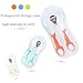 PUKU Kids Fork and Spoon Set with Carrying Case，Child Pack Utensils，Baby Tableware BPA- Free Children Shower Gift (Cantaloupe)