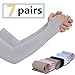 Alikeke 7 Pairs UV Protection Cooler Arm Sleeves for Bike/Hiking/Golf