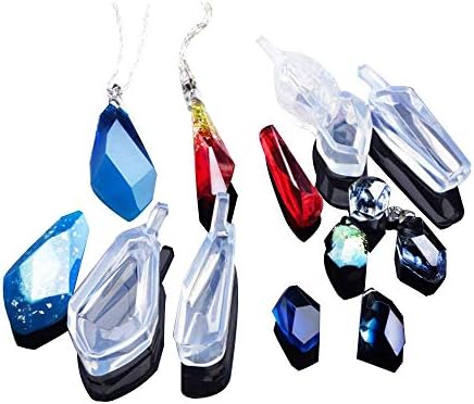 SEVEN HITECH Silicone Resin Kits Jewelry Casting Mold Tools for Epoxy Resin Jewelry Making Earring Pendant DIY Crafts