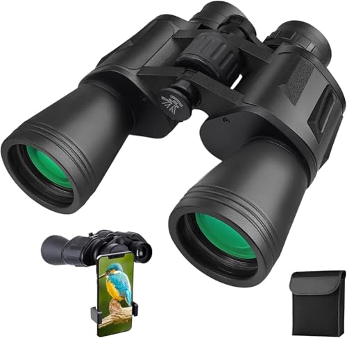 20x50 Binoculars for Adults, HD High Powered Professional Binoculars for Bird Watching Travel Stargazing Concerts Outdoor Sports-BAK4 Prism FMC Lens,Waterproof by Allenjoy - Used condition - US$65.22