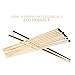 FAFAAWFF Individually Wrapped 10 Pairs 15 Inches Bamboo Chopsticks for Cooking and Hot Pot