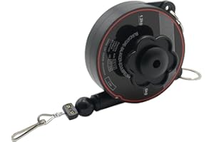 FABULETTA Adjustable Telescopic Spring Balancer 1.3 to 6.6 lbs Load Capacity with 2m Retractable Steel Wire Rope for Electric