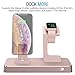 PRESS PLAY Charging Dock for Apple Watch & iPhone (Apple Certified), ONEDock Power Station w/Built-in Original Apple Lightning Connector for Docking, Made for Series, 5,4,3,2,1, AirPods, iPod