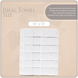 MAURA Basics Turkish Cotton Washcloth Towel Set
