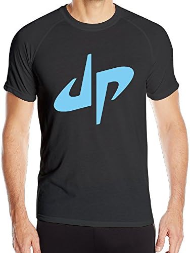 IEFFAT Men's Dude Perfect Logo Sport Quick Dry Short Sleeved T Shirts