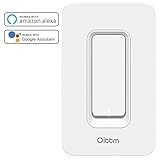 Oittm Smart Light Switch Works with Alexa, Wi-Fi