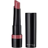 Rimmel Lasting Finish Matte Lipstick - All-Day Intense Lip Color with Exclusive Ruby and Diamond Complex - 220 Mauve Bliss, .14oz