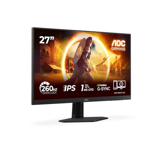 27G4ZRE 27 Zoll FHD Gaming Monitor, 260Hz, Fast IPS Panel, 1ms GtG, HDR10, G-Sync Compatible, (1920x1080 HDMI 2X 2.0 DP 1x 1.4) Schwarz