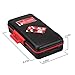 LENSGO Camera Battery Memory Card Case, Memory Card Hard Protector Case Water-Resistant Anti-Shock Storage Box for 3 Camera Batteries 3 XQD or 3 CF Cards 6 SD Cards (Red)