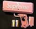 Rapid$Gun Money Gun Toy + 3 X 100 Prop Money + 2 X 9V Batteries | Make it Rain Real Money Dispenser - Supreme Dollar Shooter - Paper Money Spray (Pink)