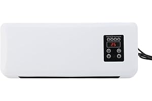 Aramox Wall Mounted Heater Cooler, Energy Efficient Air Conditioner Radiator for Home Bedroom with Remote Control and Year Ro