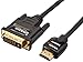 Amazon Basics HDMI to DVI Adapter Cable - 6 Feet (1.8 Meters)