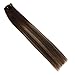 Ugeat 18inch Clip In Remi Hair Extensions Human Hair Dark Brown #4 Fading to #18 Dirty Blonde 100 Brazilian Silky Straight Clip in Human Hair 10Pcs 120Gram