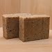 Handmade Herbal 100% Raw Goat Milk Coffee Scrub Soap (4oz./Bar) (1-Pack)