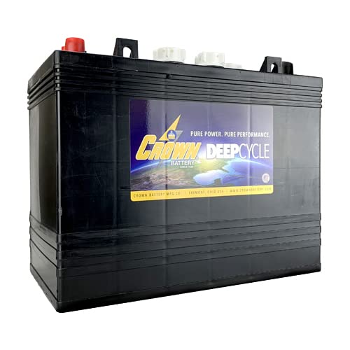 Crown T-1275 12V 150Ah Deep Cycle Flooded Lead Acid Golf Cart Battery Club  Car X4