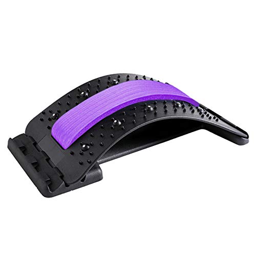 chi-enterprise Back Stretcher with Magnets | Relief from Back Pain | Posture Correction | Purple
