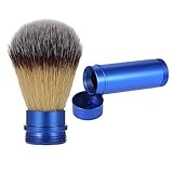 Anself Pure Badger Shaving Brush Removable Blaireau Beard Cleaning Brush Aluminum Handle