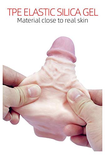 Preservativi-Allungati-E-Ispessiti-Maschili-Realistici-Senior-Simula-Il-Vero-Tocco-Della-Pelle-Preservativo-Ritardato-Di-Eiaculazione-Contraccettivi-Riutilizzabili-B