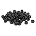 uxcell M3x0.5mm Zinc Plated Nylock Nylon Insert Hex Lock Nuts Black 50pcs
