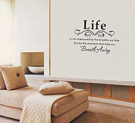 Wall Stickers Sofa Background Wall Papers English Word Living Room