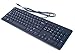DELL BLACK SLIM WIRED USB MULTIMEDIA KEYBOARD GENUINE ORIGINAL OEM XD31W KB213P