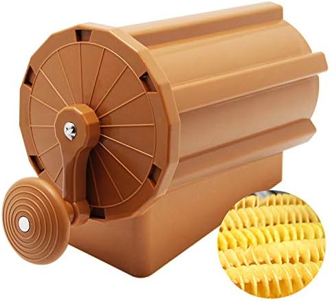 Huanyu Tornado Potato Slicer Commercial Household Hand Tornado Potato Cutter Stainless Steel Spiral Potato Chips Making Machine Amazon Com Au Kitchen