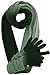 Knit Ombre Texting Gloves & Scarf Set