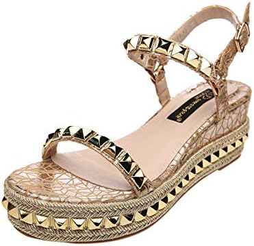 gold designer wedges