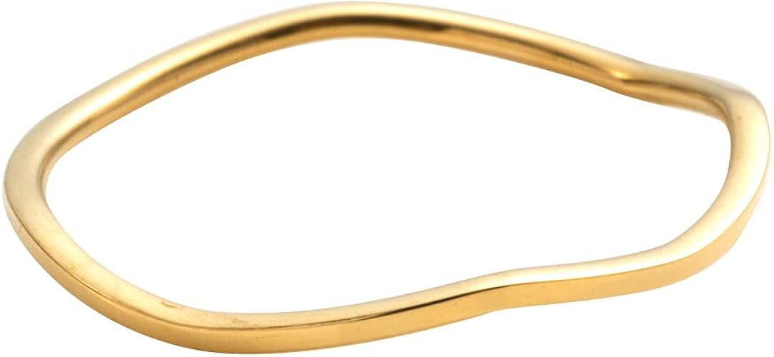 Amazon Cream Dot クリームドット リング 指輪 レディース 人気 ステンレス製 金属アレルギー リング ピンキーリング メンズ サイズ 大人 シンプル ゴールド 11号 リング 通販