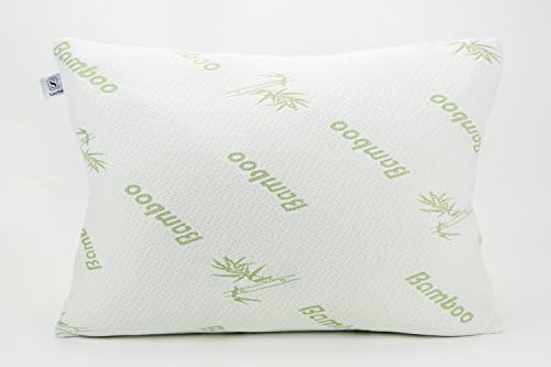 Shredded Memory Foam Pillow With Bamboo Cover (Queen/Standard) by Satellas