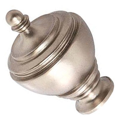 Speedy Poles Apart 35mm Vienna Curtain Pole Finials Satin Silver