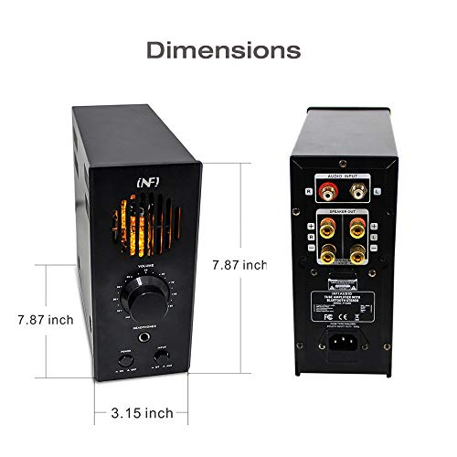 INFI Audio Tube Amplifier Headphone Amplifier with Bluetooth Home Theater Stereo Receiver