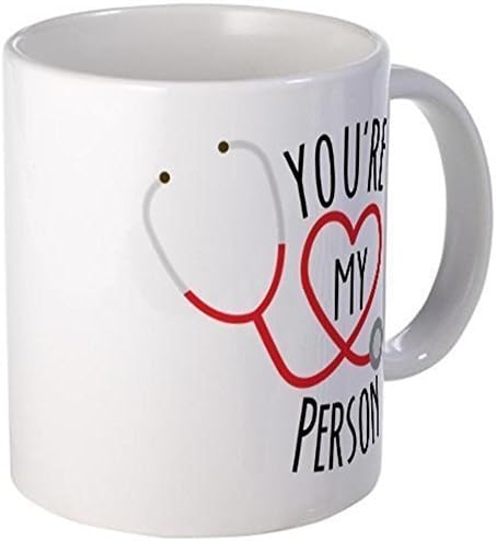 Mug- Grey's Anatomy You're My Person Mug MugsFunny Plum Blossom And Peony Coffee Mug