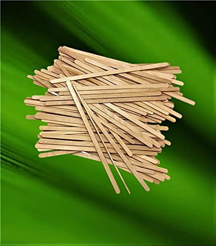 Wooden Coffee Stirrers, Eco-Friendly, Completely Biodegradable, Coffee Stirrers for Hot & Cold Beverages as Coffee & Tea Alternative to Plastic Stirrer (1000, 5.5 Inches Round End)