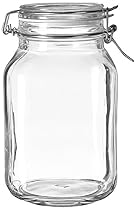 Bormioli Rocco Fido Clear Jar, 67.75 Oz.