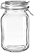 Bormioli Rocco Fido Clear Glass Jar with 85 mm Gasket, 2 Liter