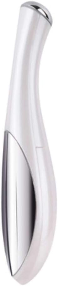 Electric Mini Eye Massage Device Pen Wrinkle Removal Dark Circle Puffiness Removal Vibration Thin Face Anti Wrinkle (Color : White)