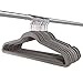 Michael Graves Design Ultra-Thin Non-Slip Velvet Clothing Hangers, Flocked & Durable, Closet Space Saving, for Garments, Suits, Dresses, Pants, Shirts, Coats, 25 Pack