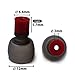 SpinFit CP800 for Thin IEM Nozzle - M - Patented Silicone Eartips for Replacement (2 Pairs) (for Nozzle diamter from 3-3.5mm)
