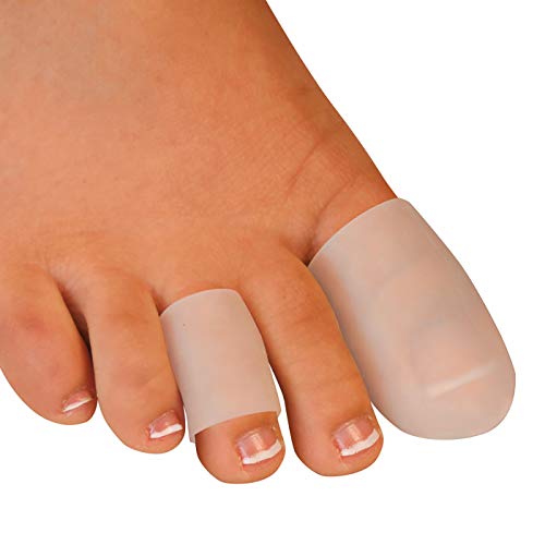 FootMatters Soft Silicone Gel Big Toe Caps & Sleeves Combo Pack
