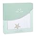 aden + anais Classic Crib Sheet; 100% Cotton Muslin; Super Soft; Breathable; Tailored Snug Fit; twinkle - silver star