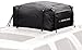 Highland 1038800 Black 10 cu.ft. Weather Resistant Car Top Bag with Storage Sack