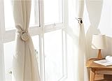 One Pair Curtain Clips Curtain Appliance Buckle Magnetic Curtain Clips, Tiebacks, or holdbacks | Set of 2 (Milk white)