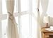 One Pair Curtain Clips Curtain Appliance Buckle Magnetic Curtain Clips, Tiebacks, or holdbacks | Set of 2 (Milk white)