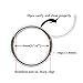 NewkeepsR 3PCS-1.2mm(16 gauge) 316L Surgical Steel Septum Hinged Clicker Segment Helix Daith Cartilage Tragus Lobe Snug Rook Orbital Rings-8/9/10mm
