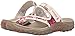 Skechers Women's Reggae Zig Swag Flip Flop, Natural, 9 M US